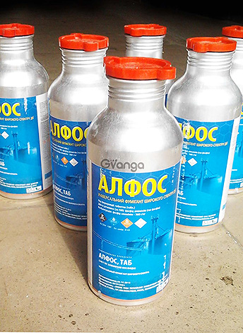 Le médicament Alfos en comprimés - lorsqu’il interagit avec l’eau, il libère un gaz toxique, la phosphine, qui détruit les rats et les souris.